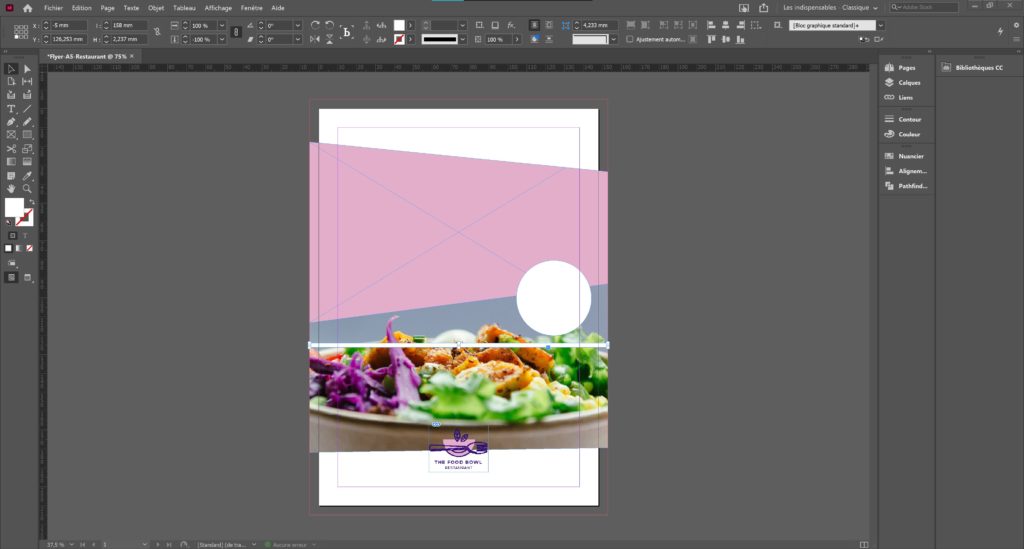 Dessiner des formes sur Adobe Indesign