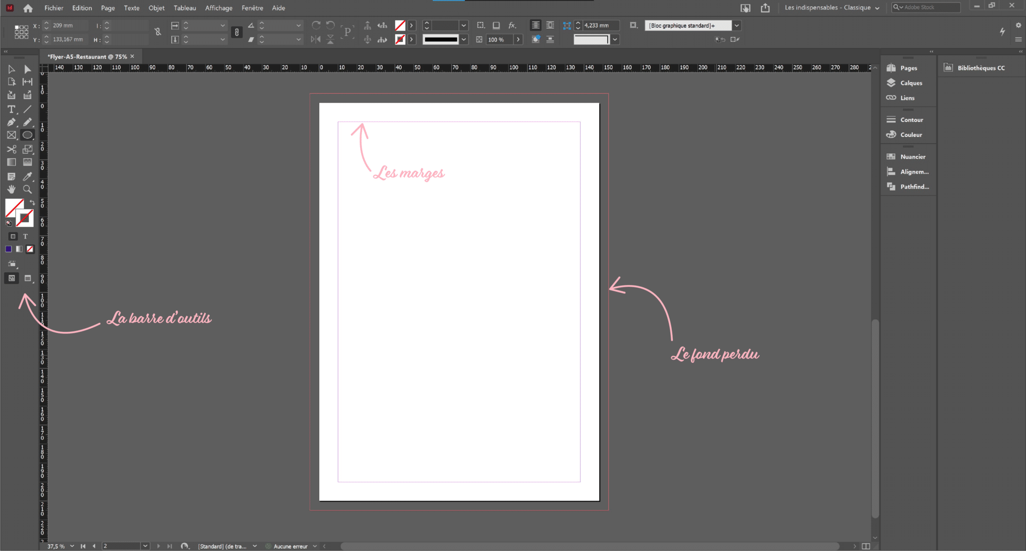 Tutoriel Indesign gratuit : comment réaliser un flyer ? - Florine MICHALAK
